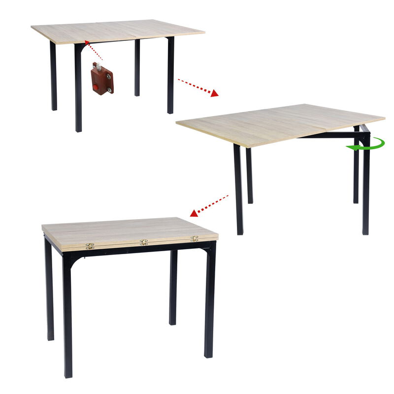 Mesa De Comedor Extendible Marlowe Color Natura... image number null