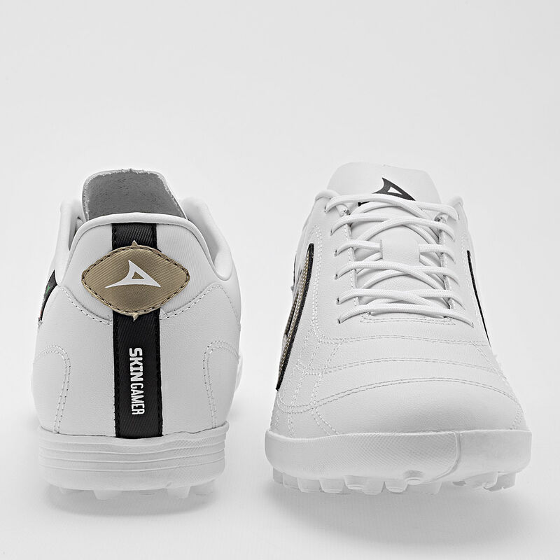Pirma Tenis De F&uacute;tbol Para Hombre Blanco Dorado... image number null