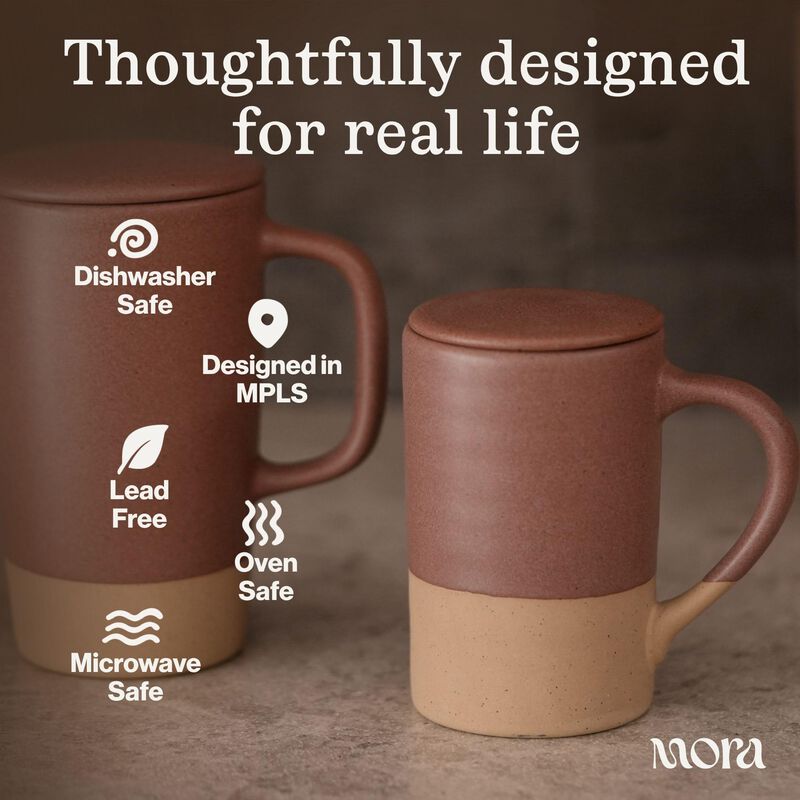Taza De T&eacute; Mora 355 ml Con Infusor, Cuchara Y T... image number null