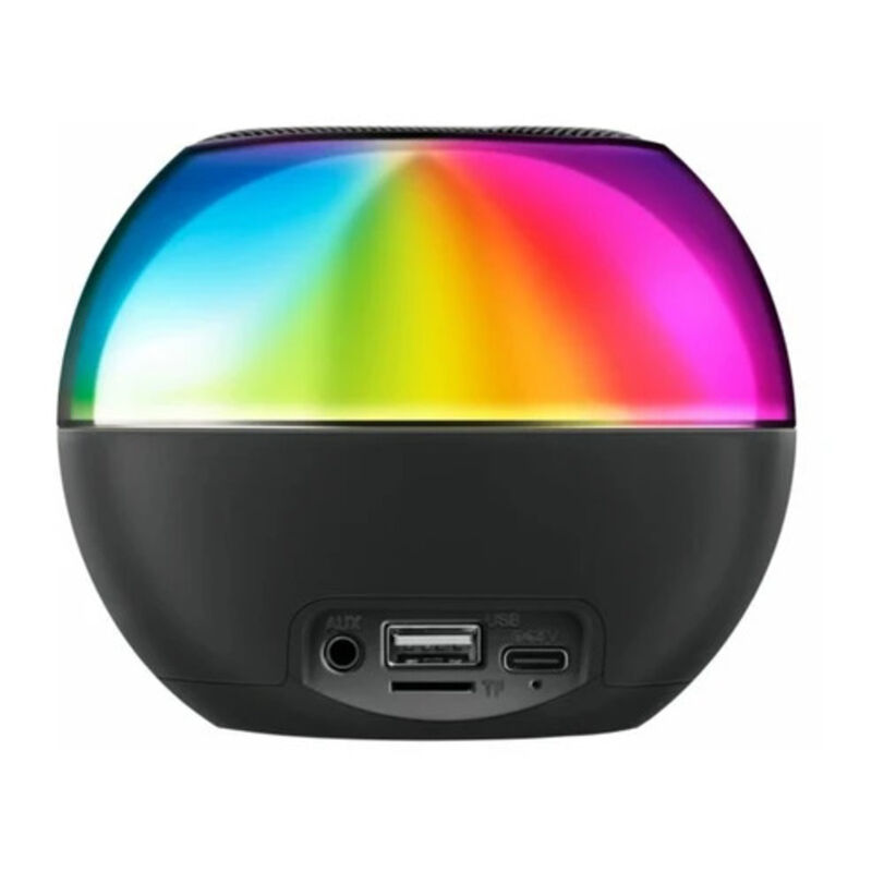Bocina Bluetooth 5w Rms 19-3010 Led Radio Fm Po... image number null