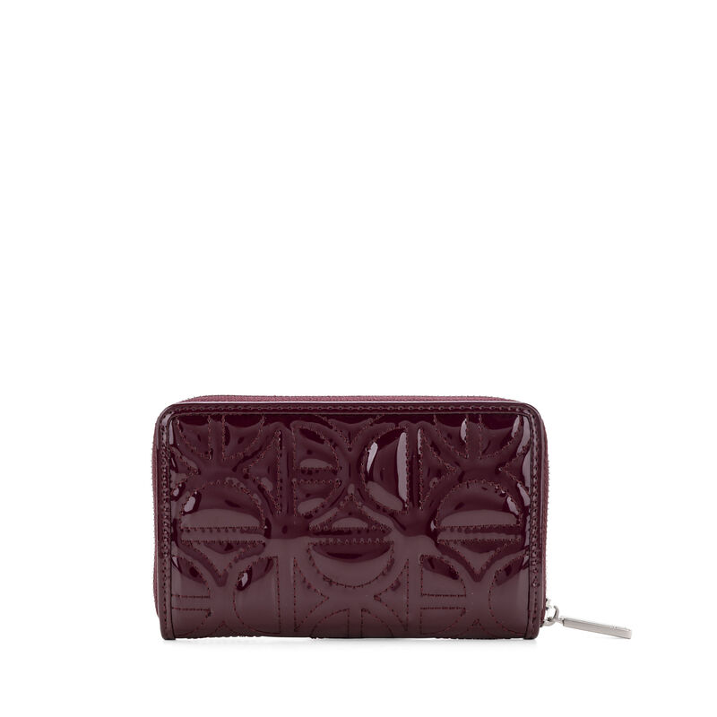 Cartera Cierre Sencillo Mediana Look Glossy Col... image number null