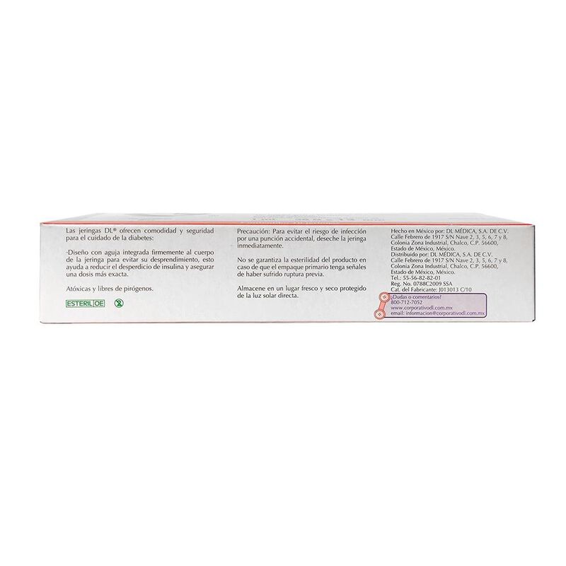 Jeringas Dl 1ml 30gx13mm 10 Jeringas Para Insul... image number null