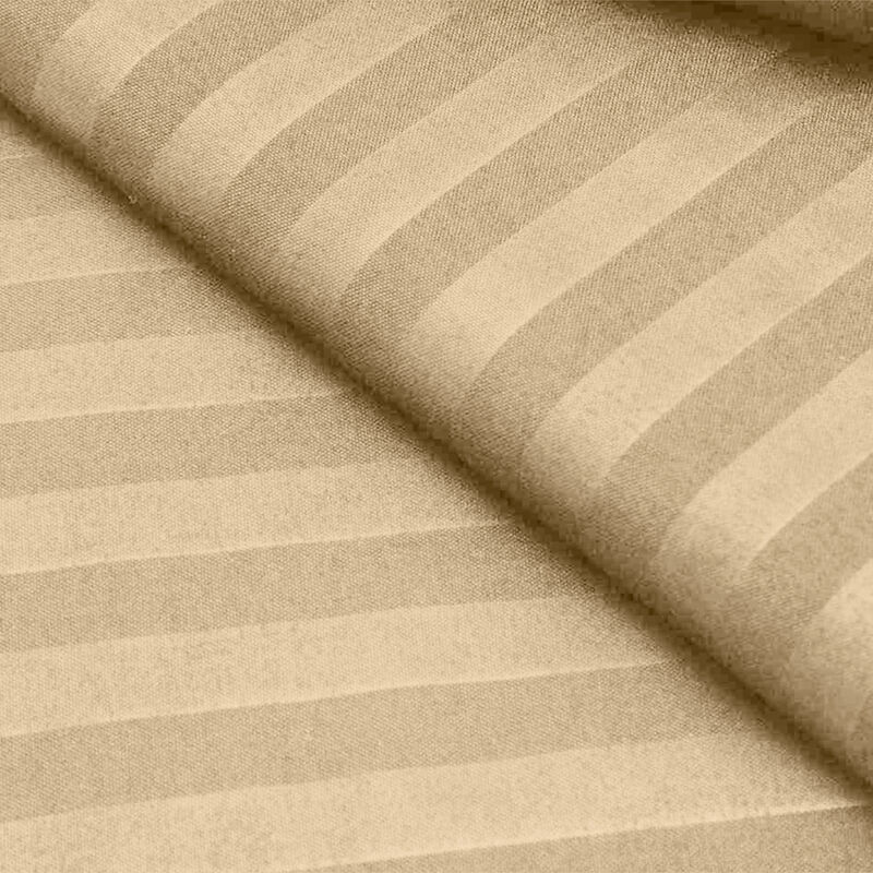 Juego de s&aacute;banas tacto seda KS 4pzs Caqui image number null