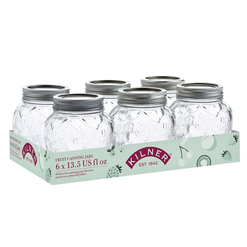 Tarros de Fruta Kilner 6 piezas Multicolor 400 ... image number null