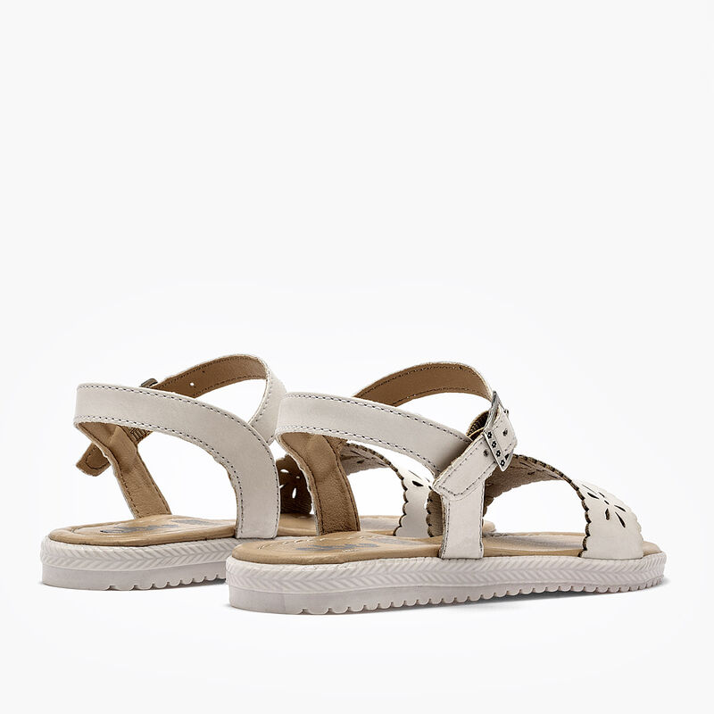 Abc Zapatitos sandalia para ni&ntilde;a blanco cod 140... image number null