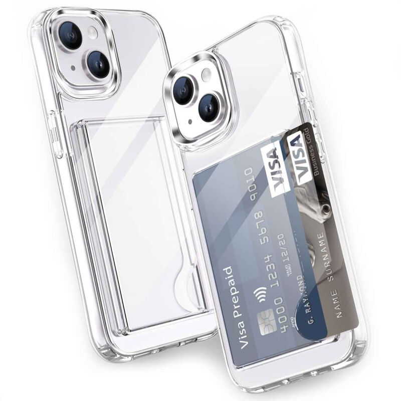 Funda Tekku Porta Tarjetas Para Iphone 15 Trans... image number null