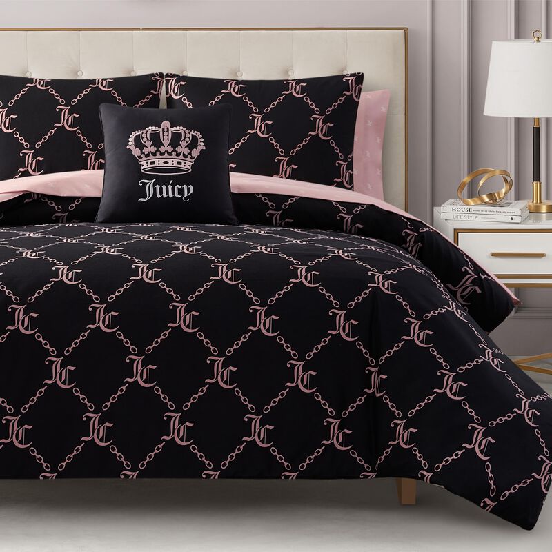 Juego De Ropa De Cama Juicy Couture De 8 Piezas... image number null
