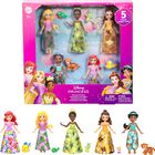Set De Juguetes Mattel Disney Princess & Friends Con 5 Mu&ntilde;ecas Peque&ntilde;as