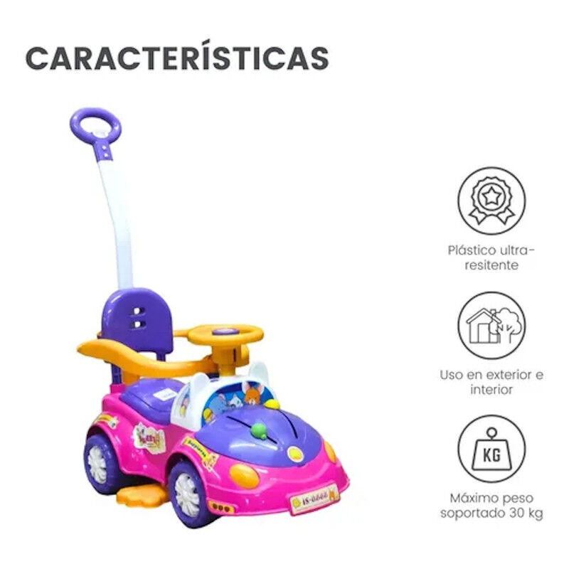 Montable Infantil 4 En 1 Rosa Cajuela Bast&oacute;n Gu... image number null