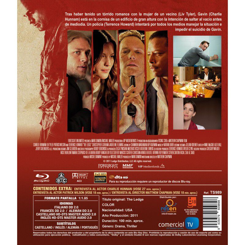 La Cornisa [blu-ray] (2011) The Ledge image number null