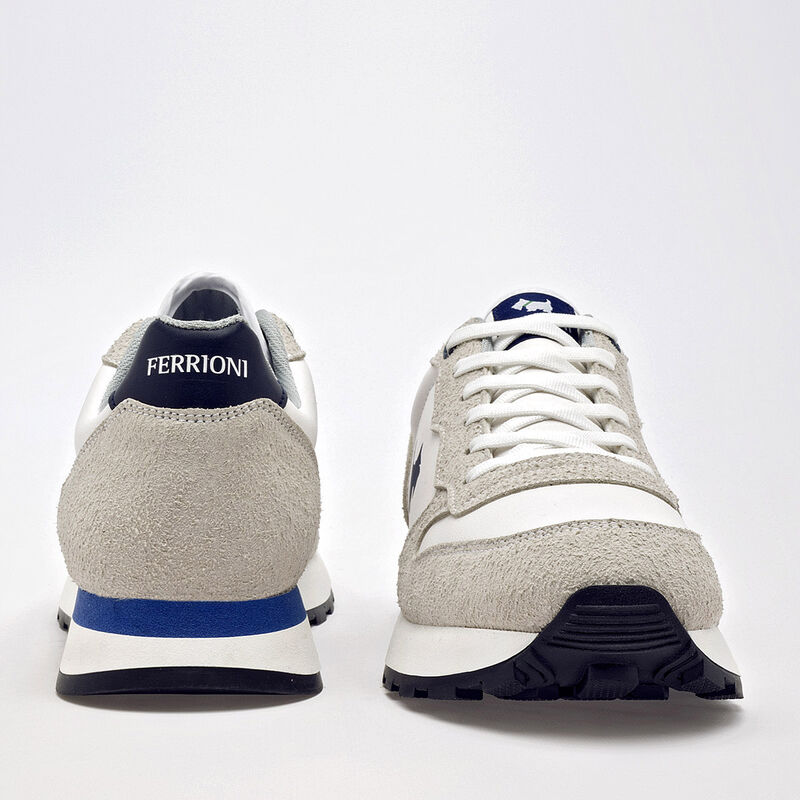 Ferrioni Tenis urbano para hombre. Gris blanco ... image number null