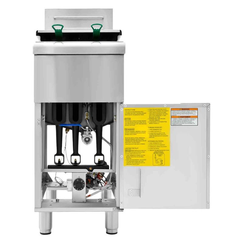 Freidora Industrial Aceite 24l Gas 3 Quemadores... image number null