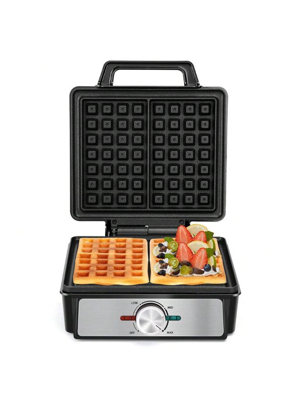 Waflera El&eacute;ctrica Antiadherente 4 Rebanadas Hac... image number null