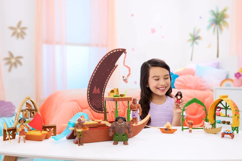 Playset Mattel Disney Moana 2 Moana's Canoe Cre... image number null