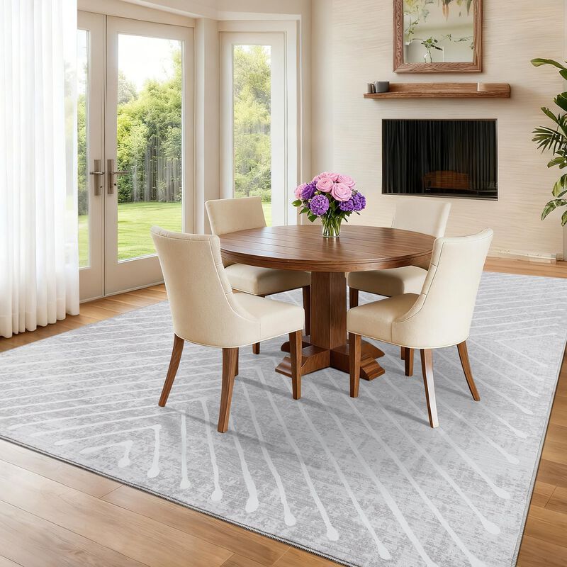 Alfombra Royhome 244x152 Cm Lavable Y Antidesli... image number null
