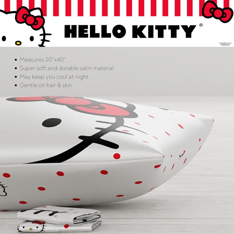 Funda De Almohada Hello Kitty Beauty, Sat&eacute;n Sed... image number null