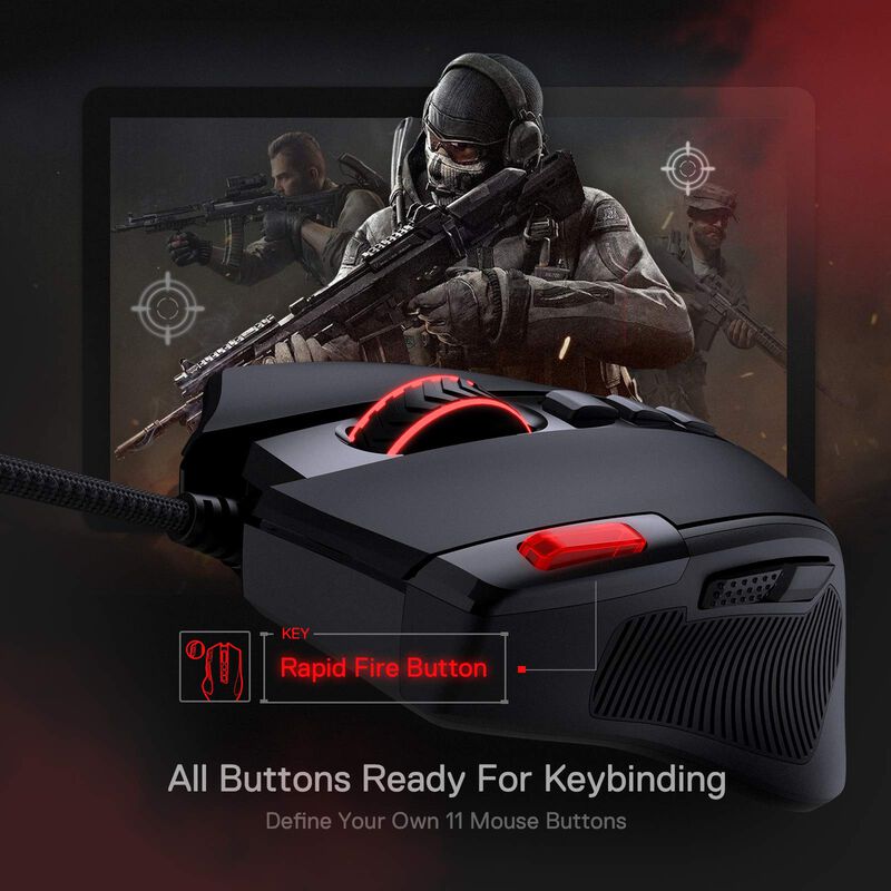 Rat&oacute;n Para Juegos Redragon M612 Predator Rgb 80... image number null