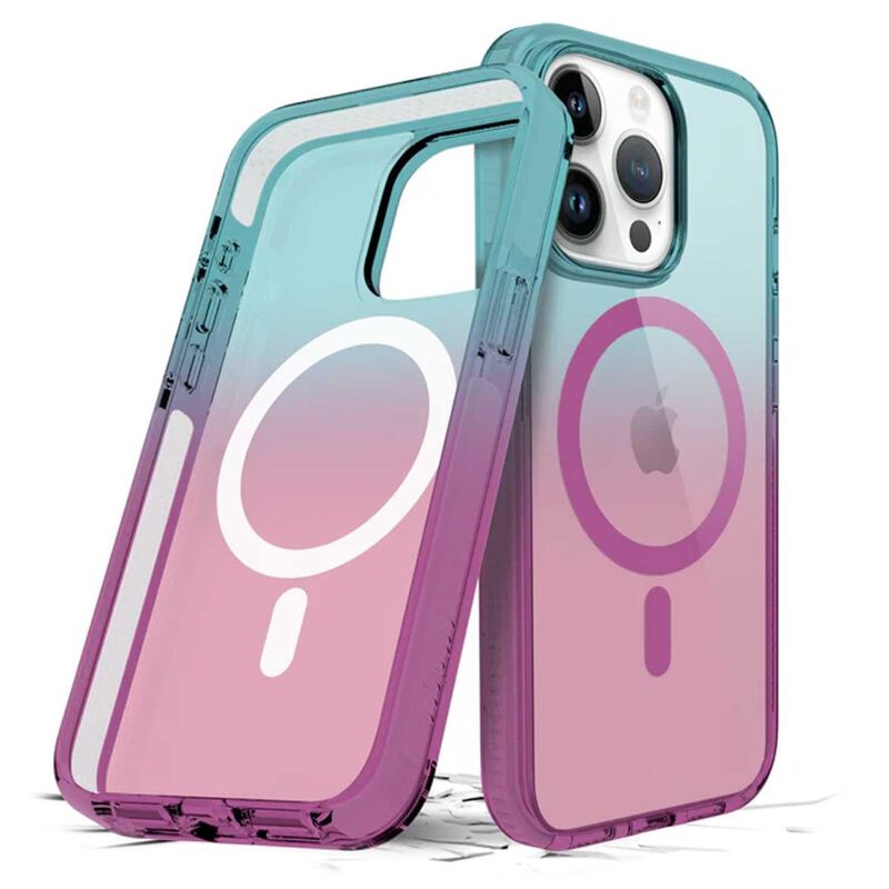 Funda Safetee Flow Azul y Rosa para iPhone 15 P... image number null