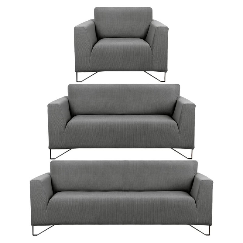 Cubre Salas 3 Piezas Impermeable Gris Todo Tipo... image number null