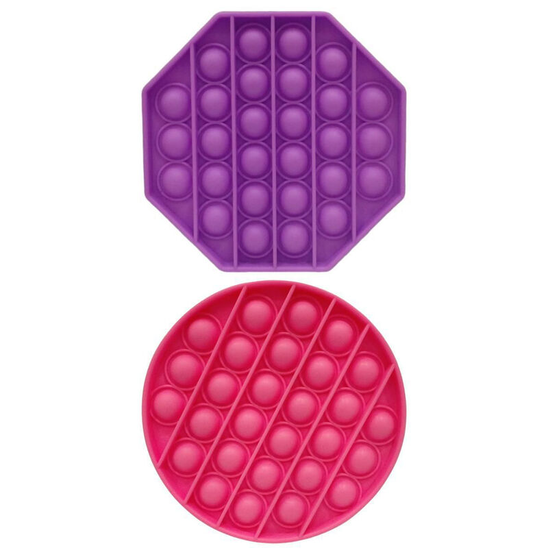 Juguete Antiestrés Push Bubbles Pop It Rosa Lil... image number null