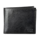 Cartera Levi's Extra Capacity Slimfold Para Hombre, Color Negro Antracita