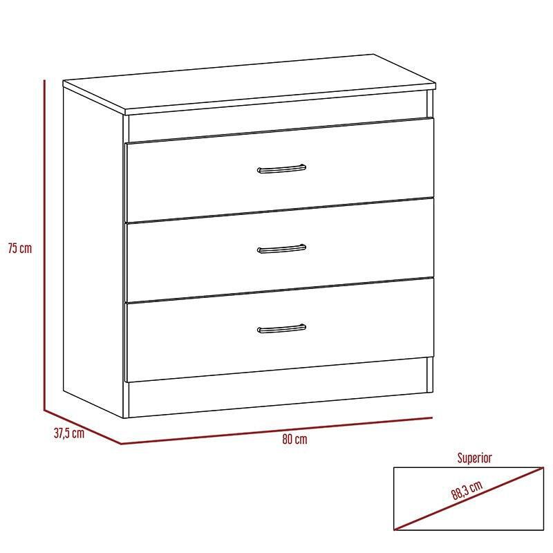 Organizador Conor Chocolate Y Blanco Virtual Mu... image number null