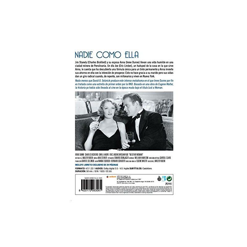 Nadie Como Ella [dvd] (1933) Ninguna Otra Mujer image number null