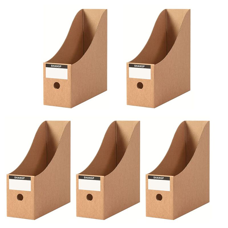 Portafolios Plegable Fiyerna Pack De 5 (marr&oacute;n) image number null