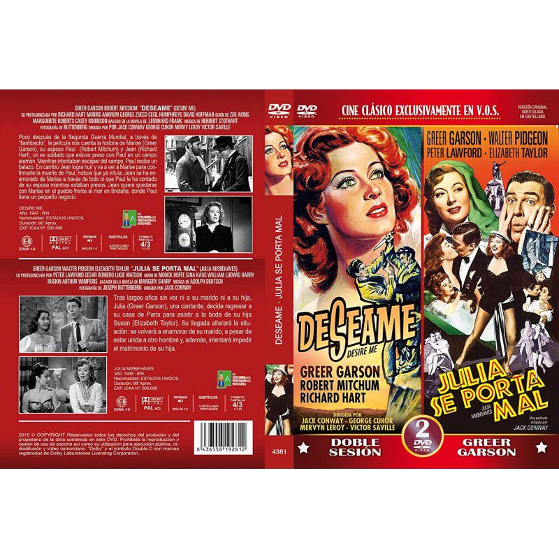 Deseame  Julia Se Porta Mal Dvd 2 Desire Me  Ju... image number null