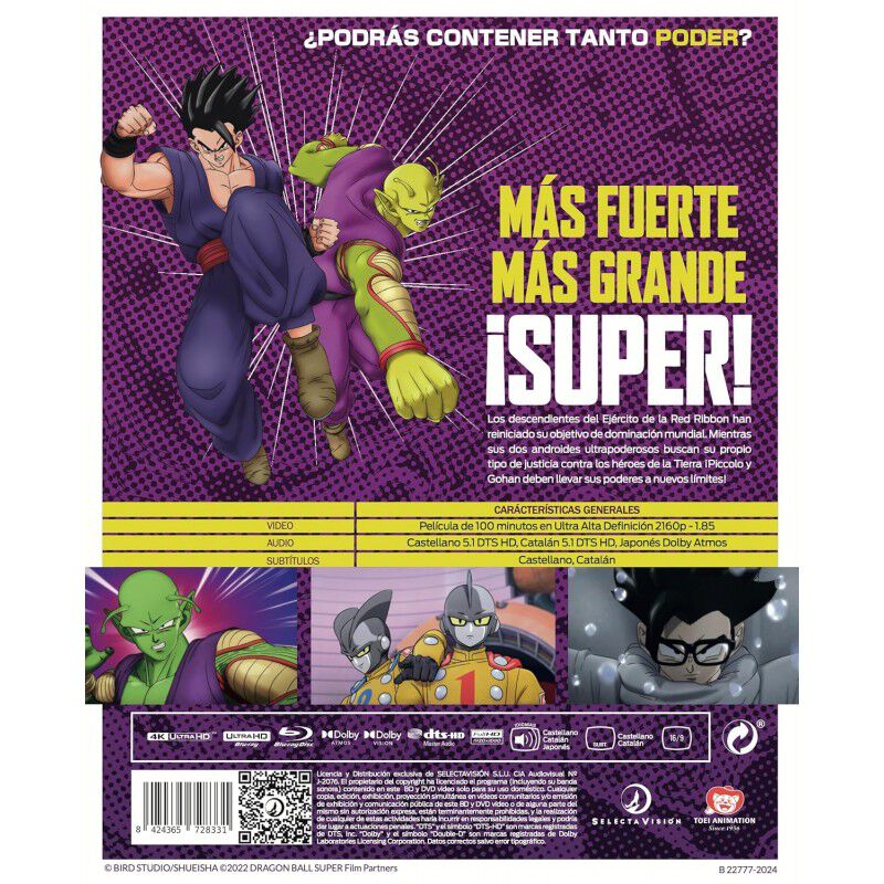 Dragon Ball Super: Super Hero (edici&oacute;n Digipack... image number null
