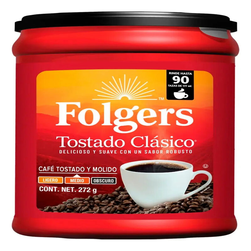 Caf&eacute; Molido Folgers 272 Grs image number null