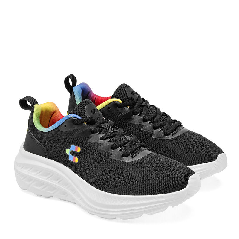 Charly Tenis Deportivo Para Mujer Negro Cod 129... image number null