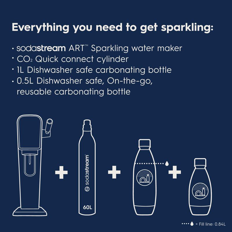 M&aacute;quina Para Hacer Agua Con Gas Sodastream Art ... image number null