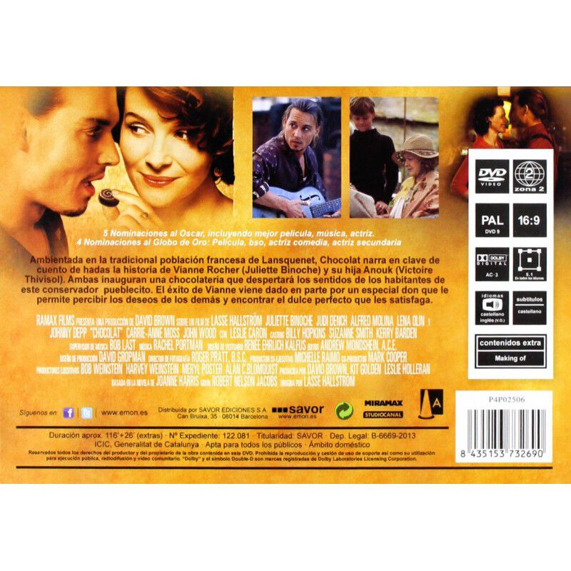 Chocolat [DVD] image number null