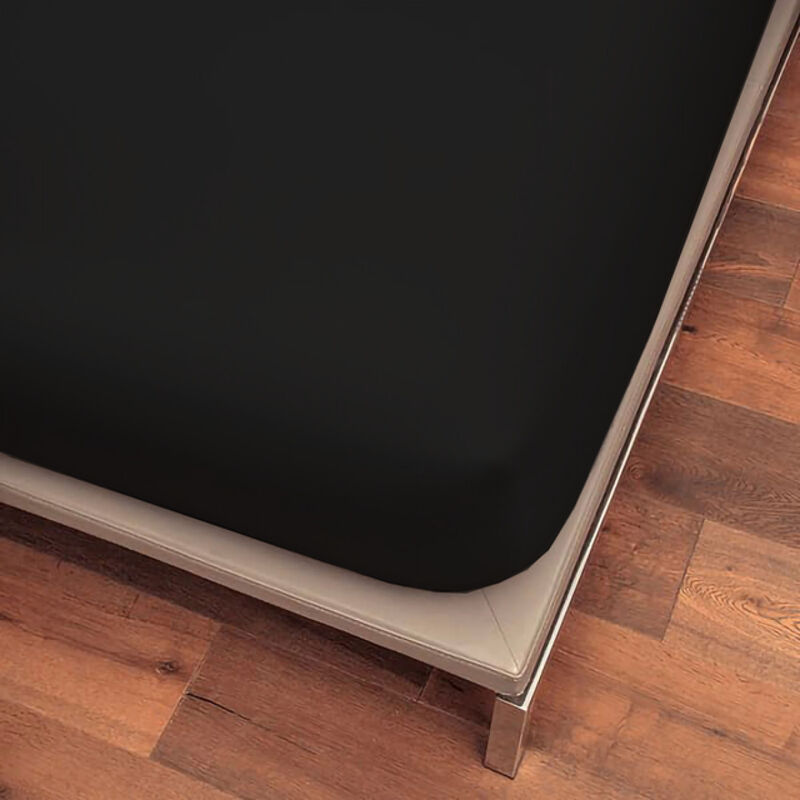 Juego Individual de S&aacute;banas Polo One Color Negr... image number null