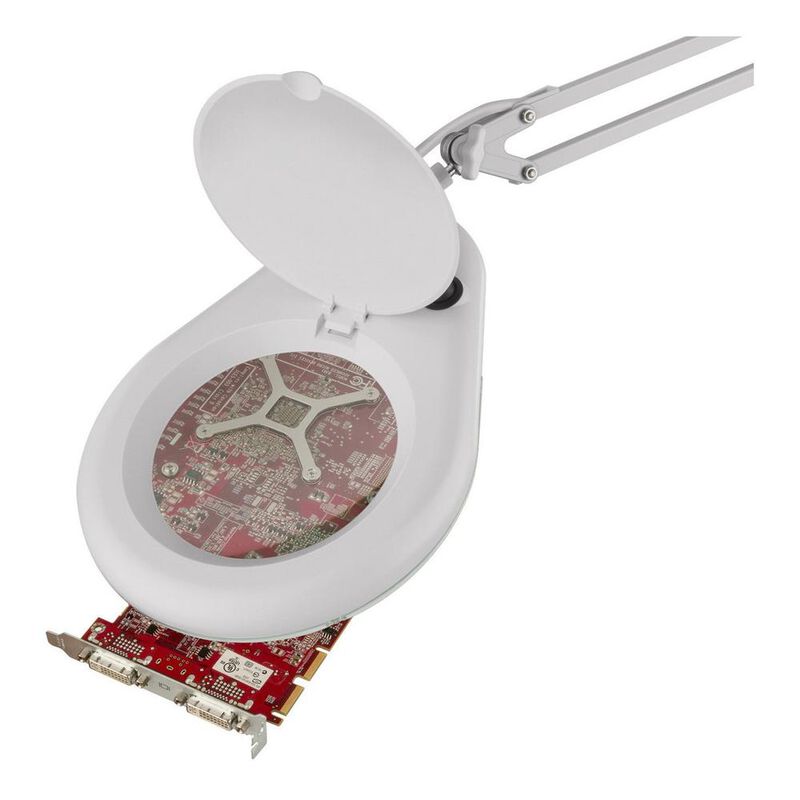 Lámpara De Alta Luminosidad Con Lupa Y Brazo Fl... image number null