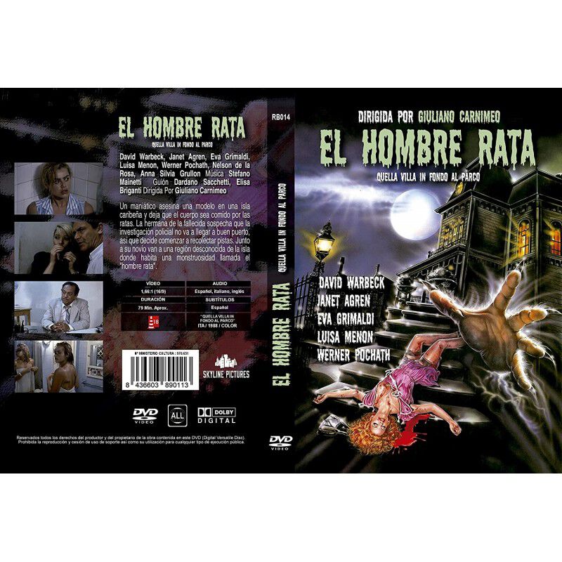 El Hombre Rata Dvd 1988 Quella Villa In Fondo A... image number null