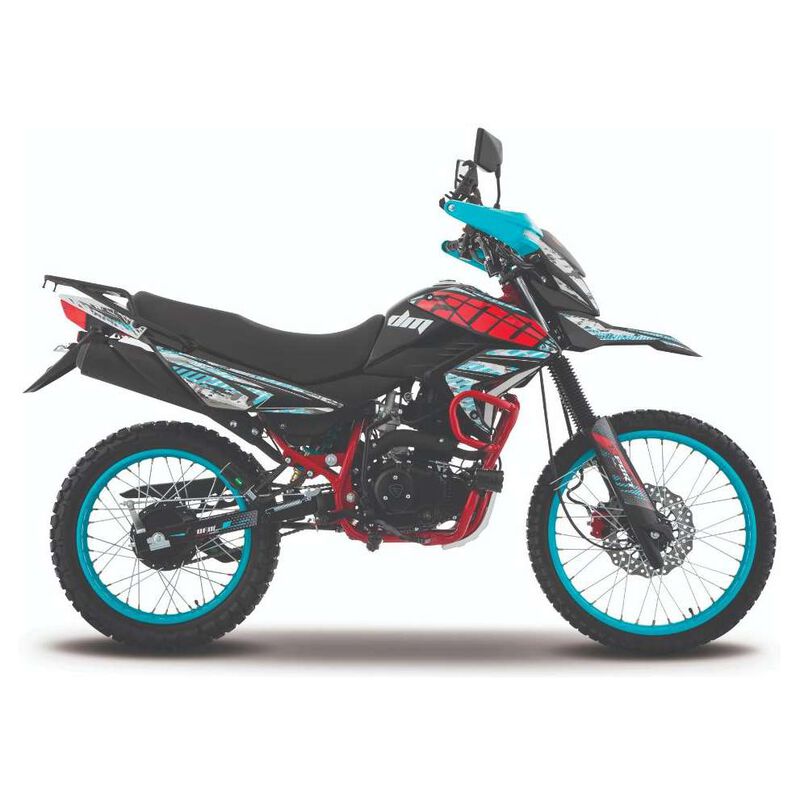 Motocicleta Doble Prop&oacute;sito Italika DM200 Azul ... image number null