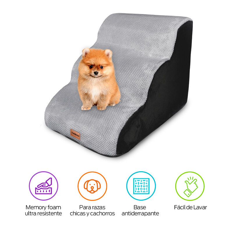 Escalera para Perro Gato Mascotas Memory Foam A... image number null