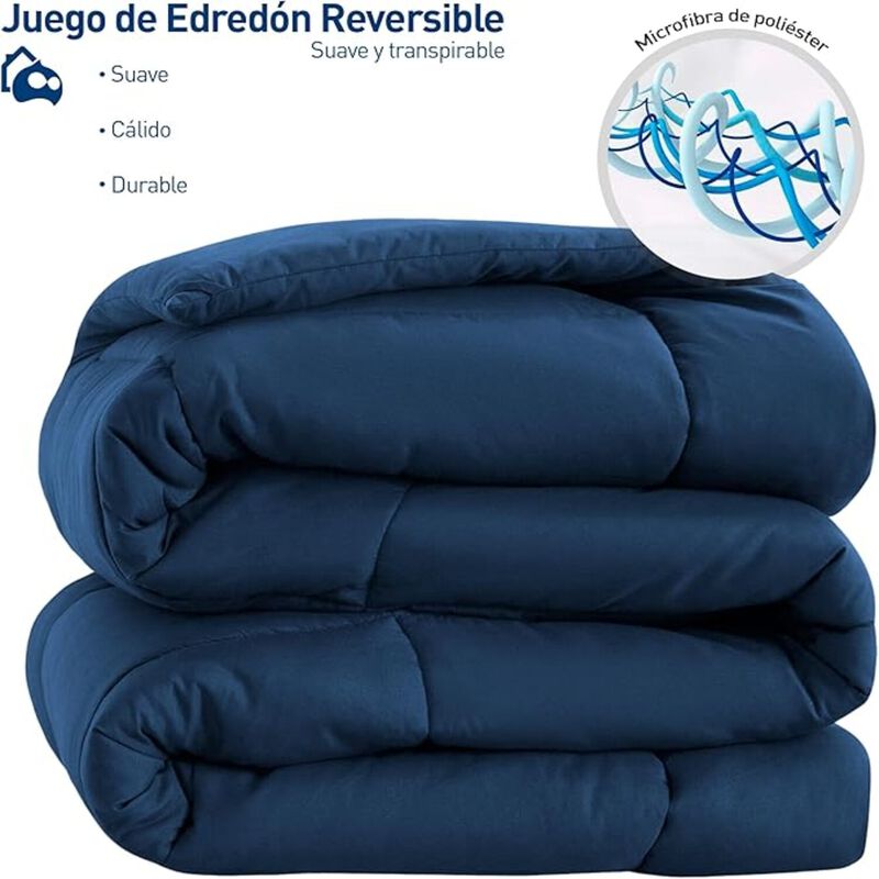 Edredon Acolchado Tama&ntilde;o Matrimonial Bluelander image number null
