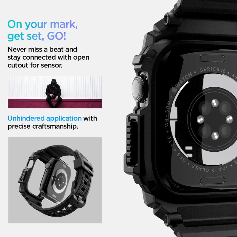 Funda Con Correa Spigen Rugged Armor Pro Para A... image number null
