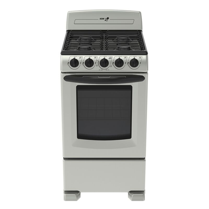Estufa Iem Ei5020Baps1 20" 4 Quemadores Silver image number null
