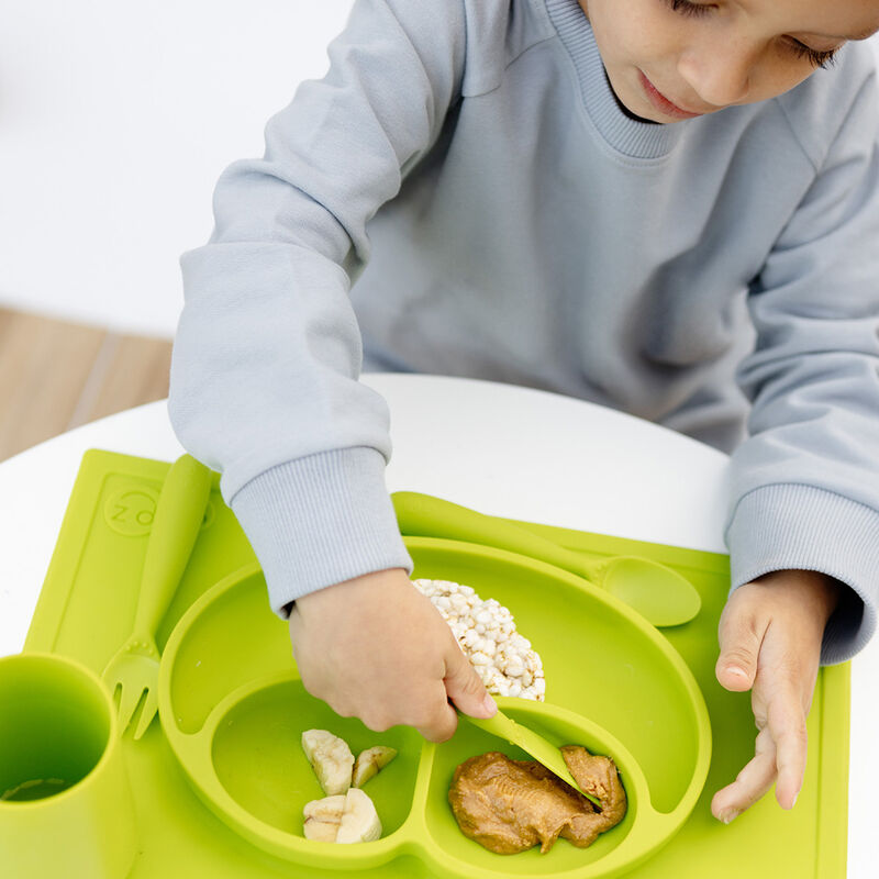 Ezpz Utensilios Happy Verde image number null