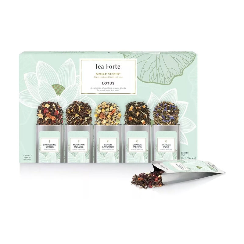 Té De Hoja Suelta Single Steeps Tea Forté Lotus... image number null