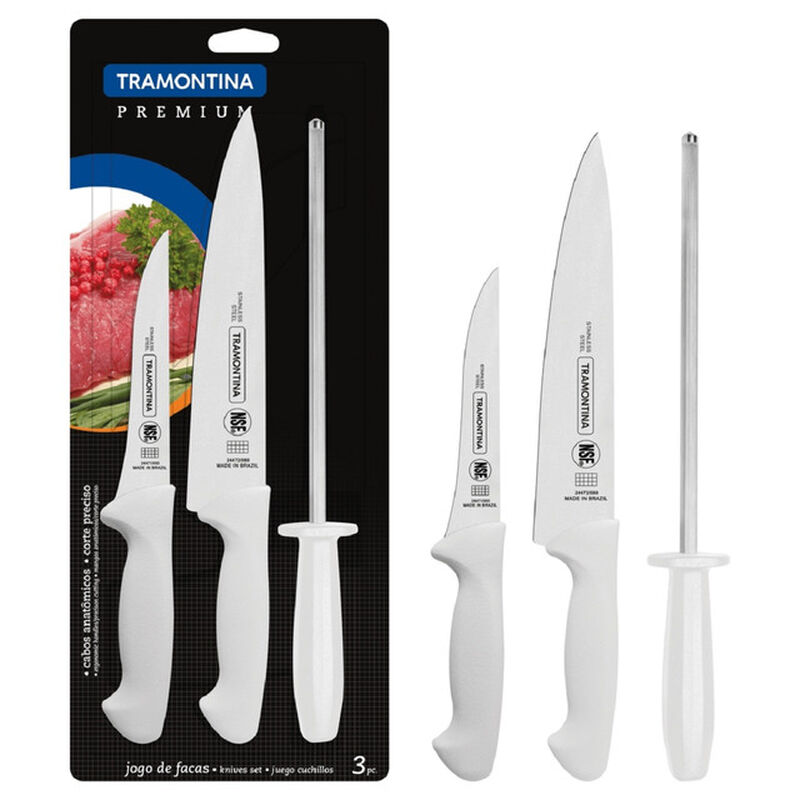 Juego de Cuchillos y Afilador Tramontina 24499/... image number null