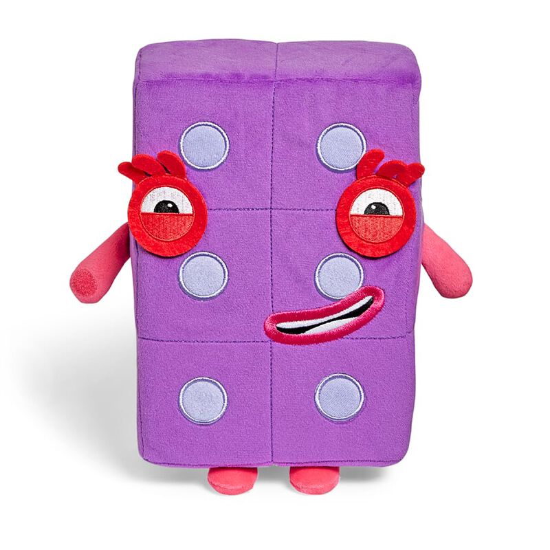 Figura De Peluche Hand2mind Numberblock Six Pla... image number null