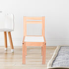 Silla de Madera N&oacute;rdica Barnizada para Ni&ntilde;os - Blanca