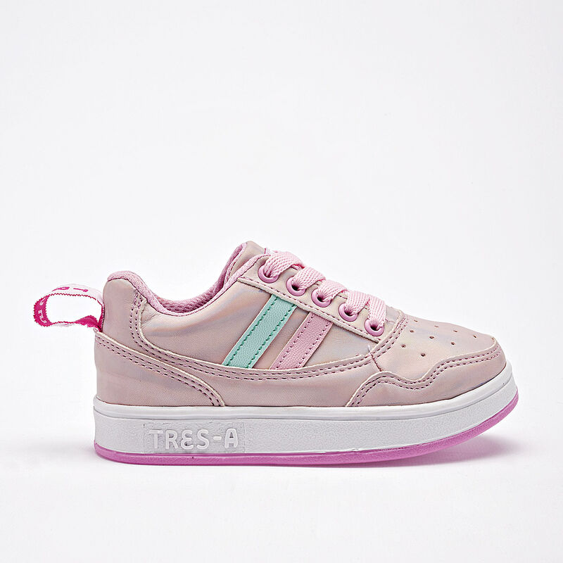 Tres-A tenis para BEB&Eacute; rosa tornasol cod 140833... image number null
