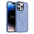 . Funda TEKKU Matte Style Mag para iPhone 15 PRO MAX Trans Azul