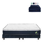Colch&oacute;n King Size Eon + Box + 1 Juego De S&aacute;banas Softy